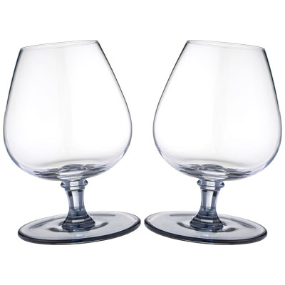 Набор бокалов для коньяка из 2 шт "CRAZY BALANCE" blue 600 мл LEFARD 693-015-1