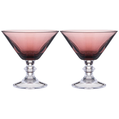 Набор бокалов для мартини из 2 шт "MIRAGE" purple 280 мл LEFARD 693-038-1