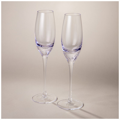 Набор бокалов для шампанского из 2 шт "BUBLES" purple 200 мл LEFARD 693-039