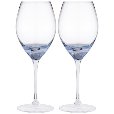 Набор бокалов для вина из 2 шт "BUBLES" blue 580 мл LEFARD 693-042-1