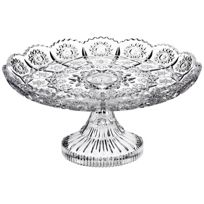 Конфетница на ножке "MUZA CRYSTAL" 18*18*9,5 см. (кор=12шт.) LEFARD 695-010