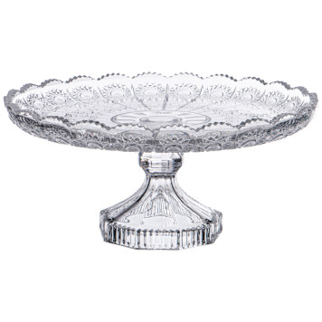 Блюдо на ножке "MUZA CRYSTAL" 30х30х15,4 см LEFARD 695-044-1