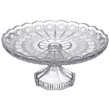 Блюдо на ножке "MUZA CRYSTAL" 30х30х15,4 см LEFARD 695-044
