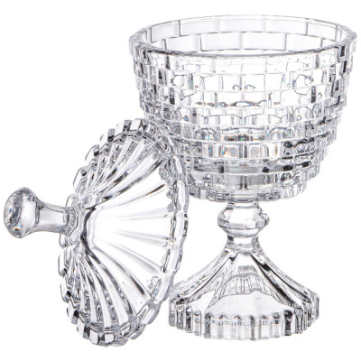 Сахарница с крышкой на ножке "SAPHIR" 11,4х21,5 см LEFARD 695-066-1