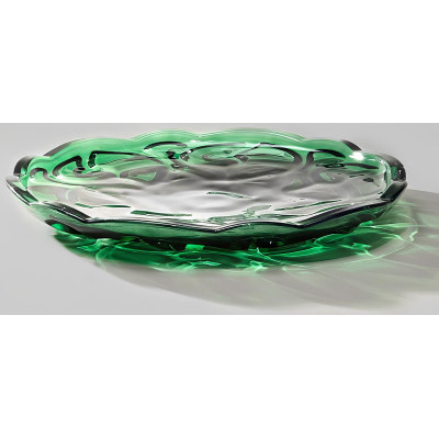 Блюдо сервировочное "ELEGIA" emerald 32х4,5 см LEFARD 695-074-2