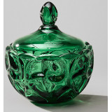 Блюдо с крышкой "ELEGIA" emerald 12х12 см LEFARD 695-075