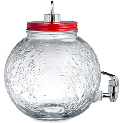 Диспенсер для напитков "CHRISTMAS BALL", 22,5*20,5 см, 3,5 л LEFARD 718-201-1