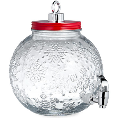 Диспенсер для напитков "CHRISTMAS BALL", 22,5*20,5 см, 3,5 л LEFARD 718-201