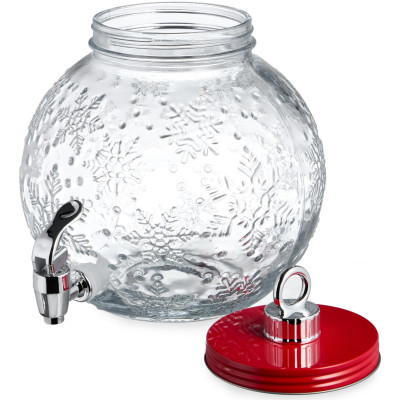 Диспенсер для напитков "CHRISTMAS BALL", 22,5*20,5 см, 3,5 л LEFARD 718-201-4