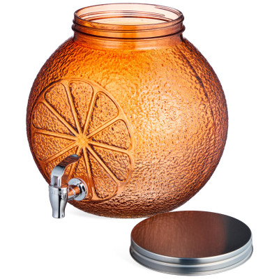 Диспенсер для напитков "ORANGE", 25,5*21,5*25,5 см, 8 л LEFARD 718-205-3