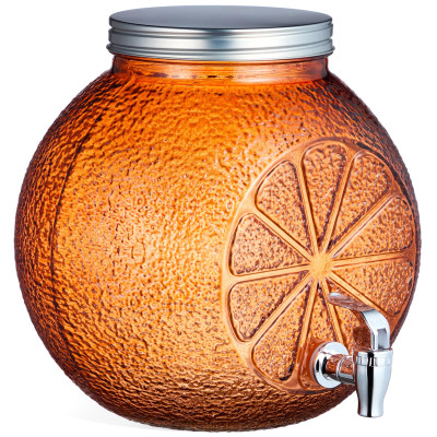 Диспенсер для напитков "ORANGE", 25,5*21,5*25,5 см, 8 л LEFARD 718-205