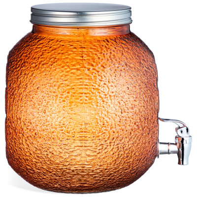 Диспенсер для напитков "ORANGE", 25,5*21,5*25,5 см, 8 л LEFARD 718-205-4