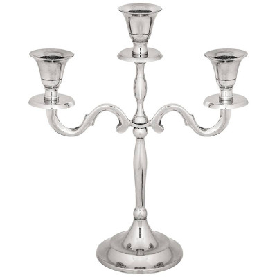 Подсвечник на 3 свечи. высота=28,5 см. (кор=12шт.) LEFARD 726-114