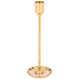 Подсвечник на 1 свечу. высота=20,5 см. латунь (кор=48шт.) LEFARD 726-166