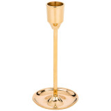 Подсвечник на 1 свечу. высота=16 см. латунь (кор=48шт.) LEFARD 726-167