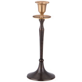 Подсвечник на 1 свечу. высота=22 см. латунь (кор=24шт.) LEFARD 726-240