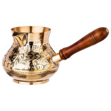 Турка резная "GRAVING" 650мл. латунь (кор=30шт.) LEFARD 733-108