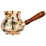 Турка резная "GRAVING" 800мл. латунь (кор=30шт.) LEFARD 733-109