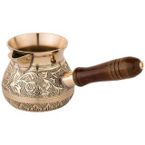 Турка резная "GRAVING" 250мл. латунь (кор=48шт.) LEFARD 733-116