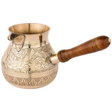 Турка резная "GRAVING" 650мл. латунь (кор=30шт.) LEFARD 733-118