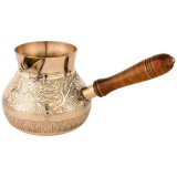 Турка резная "GRAVING" 800мл. латунь (кор=30шт.) LEFARD 733-119