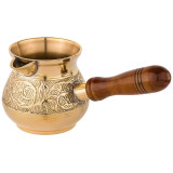 Турка резная "GRAVING" 250мл. латунь (кор=48шт.) LEFARD 733-120