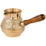 Турка резная "GRAVING" 650мл. латунь (кор=30шт.) LEFARD 733-122