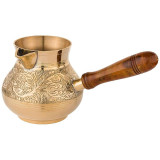 Турка резная "GRAVING" 800мл. латунь (кор=30шт.) LEFARD 733-123