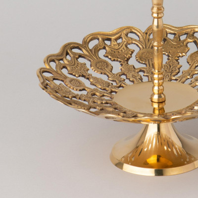 Фруктовница 2-х ярусная диаметр= 11/16см , высота=28см LEFARD 733-198-2