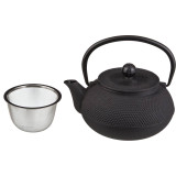 Заварочный чайник чугунный с эмалированным покрытием внутри 700 мл (кор=8шт.) LEFARD 734-033