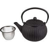 Заварочный чайник чугунный с эмалированным покрытием внутри 500 мл (кор=8шт.) LEFARD 734-034