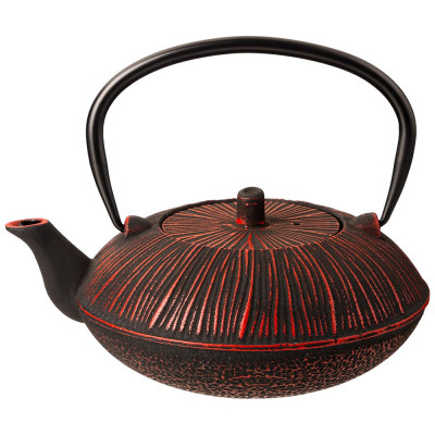 Заварочный чайник чугунный с эмалированным покрытием внутри 800 мл LEFARD 734-085