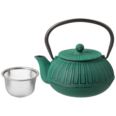 Заварочный чайник чугунный с эмалированным покрытием внутри 600 мл LEFARD 734-086-1