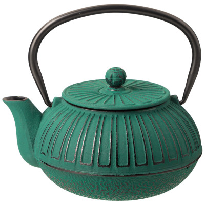 Заварочный чайник чугунный с эмалированным покрытием внутри 600 мл LEFARD 734-086