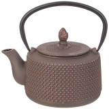 Заварочный чайник чугунный с эмалированным покрытием внутри 850 мл (кор=8шт.) LEFARD 734-093