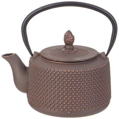 Заварочный чайник чугунный с эмалированным покрытием внутри 850 мл (кор=8шт.) LEFARD 734-093