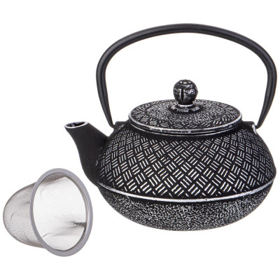 Заварочный чайник чугунный с эмалированным покрытием внутри 800 мл (кор=8шт.) LEFARD 734-094-1