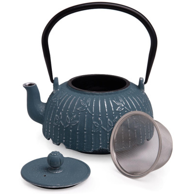 Заварочный чайник чугунный с эмалированным покрытием внутри 1000 мл LEFARD 734-1006-2