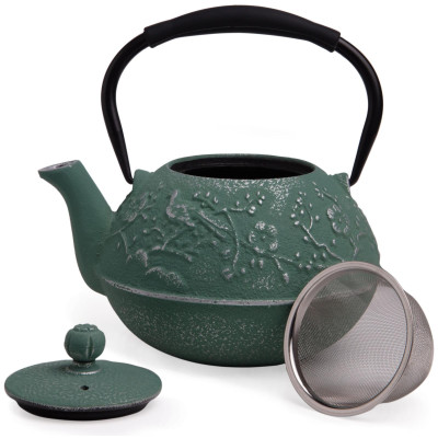 Заварочный чайник чугунный с эмалированным покрытием внутри 700 мл LEFARD 734-1007-2