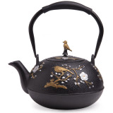 Заварочный чайник чугунный с эмалированным покрытием внутри 1200 мл LEFARD 734-1008