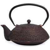 Заварочный чайник чугунный с эмалированным покрытием внутри 1200 мл LEFARD 734-1009