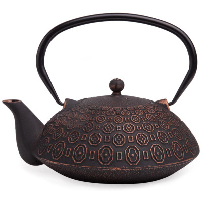 Заварочный чайник чугунный с эмалированным покрытием внутри 1200 мл LEFARD 734-1009