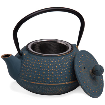 Заварочный чайник чугунный с эмалированным покрытием внутри 800 мл LEFARD 734-1010-1