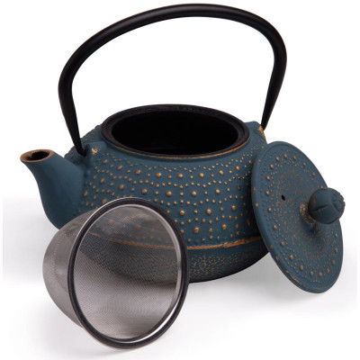 Заварочный чайник чугунный с эмалированным покрытием внутри 800 мл LEFARD 734-1010-2