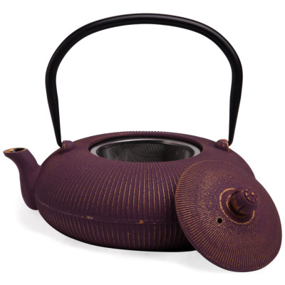 Заварочный чайник чугунный с эмалированным покрытием внутри 1200 мл LEFARD 734-1012-2