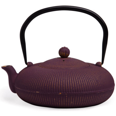 Заварочный чайник чугунный с эмалированным покрытием внутри 1200 мл LEFARD 734-1012