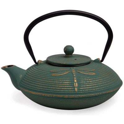 Заварочный чайник чугунный с эмалированным покрытием внутри 800 мл LEFARD 734-1013