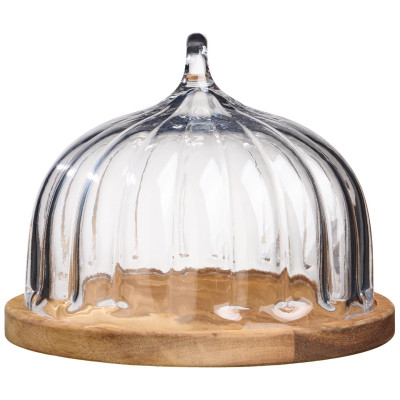 Блюдо сервировочное "VILLAGE" с крышкой диаметр 24 см высота 19 см LEFARD 750-001-1