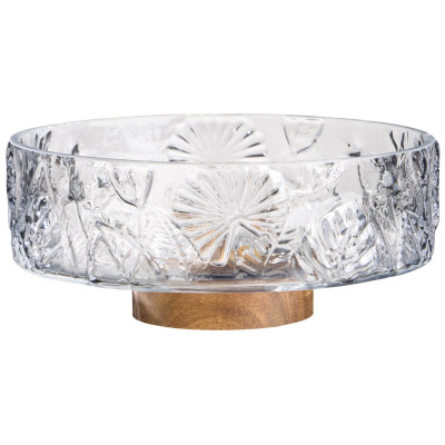 Фруктовница "FLORA" 1500 мл диаметр 21 см высота 9 см LEFARD 750-006-1