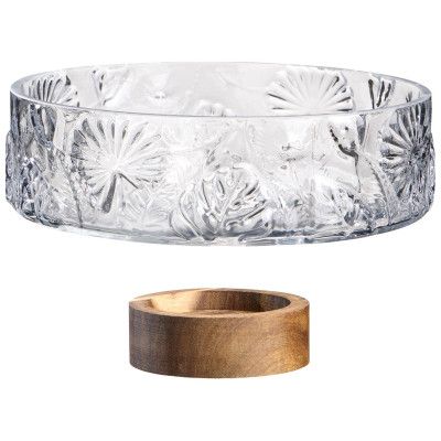 Фруктовница "FLORA" 1500 мл диаметр 21 см высота 9 см LEFARD 750-006-3